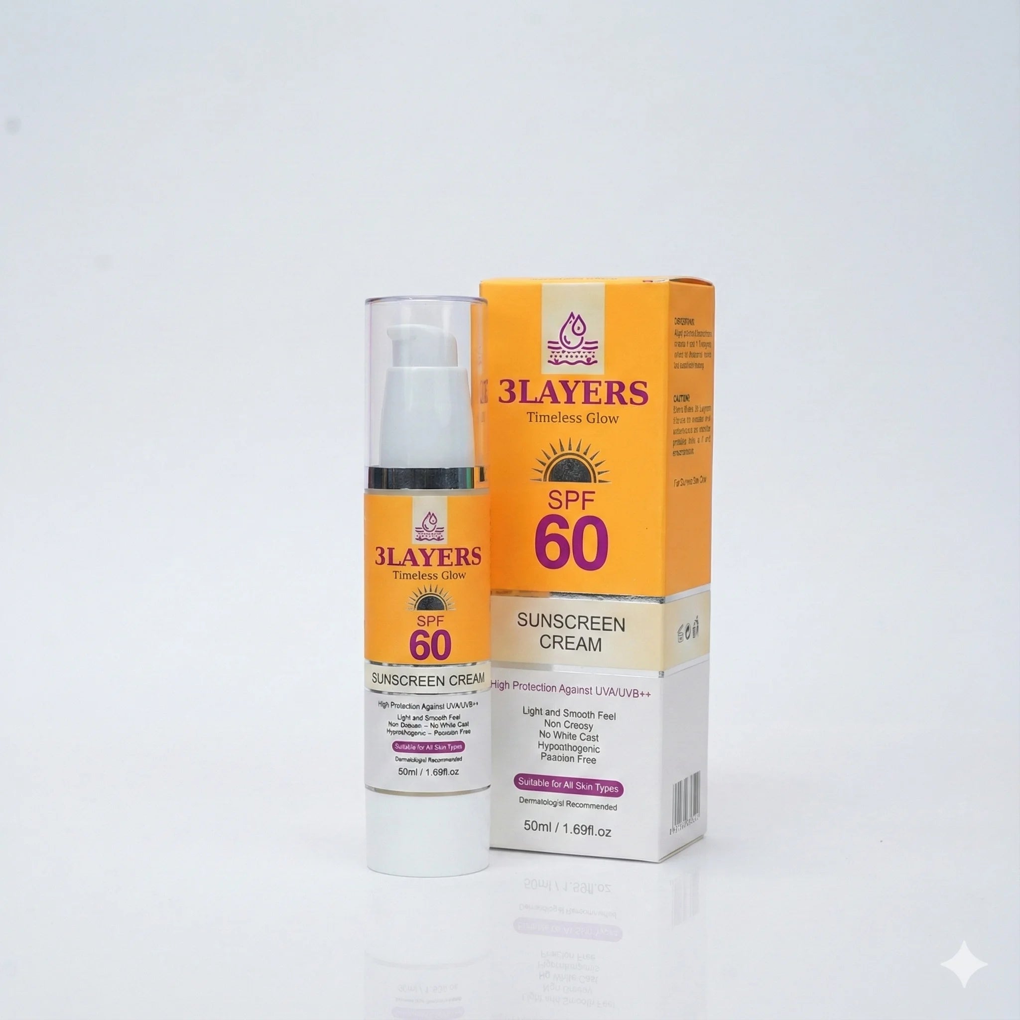 Timeless Sunscreen SPF 60 UV Shield | Sunscreen for Pigmentation | 3Layers – 3Layers ...